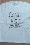 CL001 Calvin Klein Jeans Womens White T-Shirt