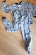 CL002 Cherokee Boys 100% Cotton 2 Pieces Pajama Set Grey